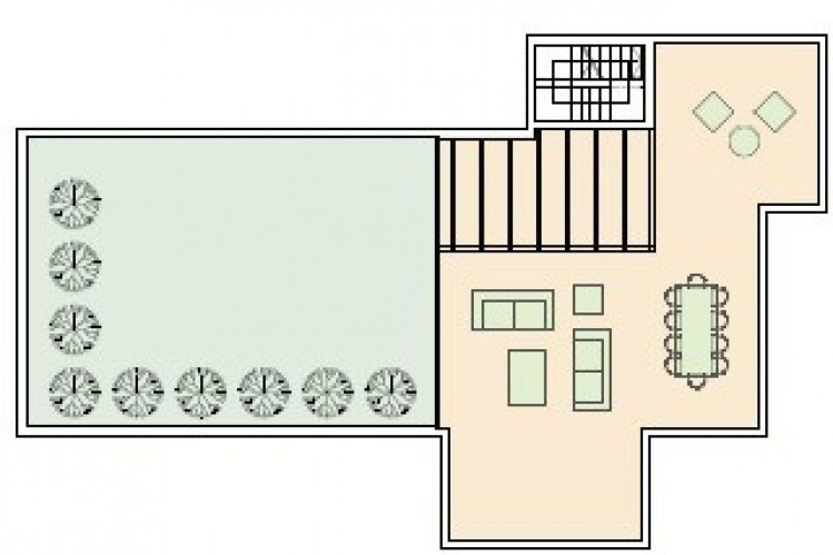 4 room rooftop penthouse for sale - Pipera, Bucharest