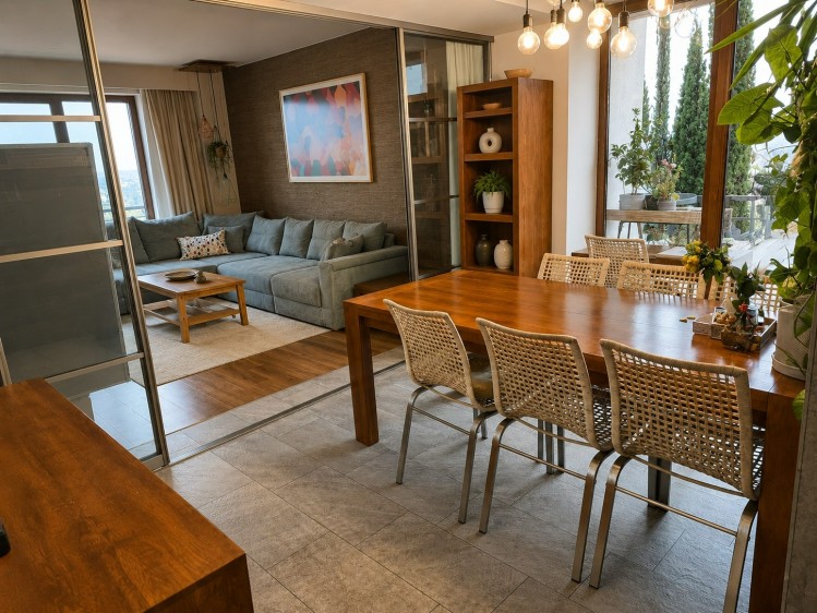 Penthouse exclusivist cu 2 camere, terasa panoramica de 109 mp zona Iancu Nicolae - Pipera