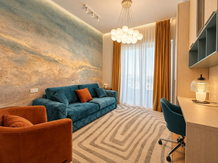 Exquisite penthouse for rent Jandarmeriei area, 213 sqm + 165 sqm terrace, 3 parking plots, Bucharest