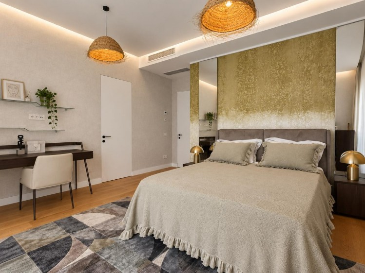 Exquisite penthouse for rent Jandarmeriei area, 213 sqm + 165 sqm terrace, 3 parking plots, Bucharest