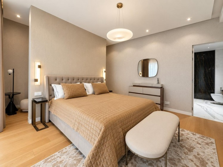 Exquisite penthouse for rent Jandarmeriei area, 213 sqm + 165 sqm terrace, 3 parking plots, Bucharest