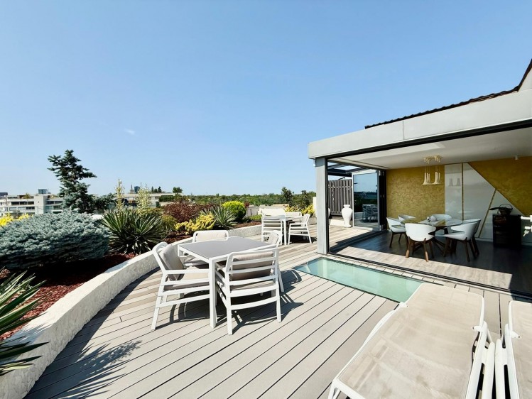 Penthouse for sale duplex type 3 rooms Nordului road - Herastrau, Bucharest 468 sqm