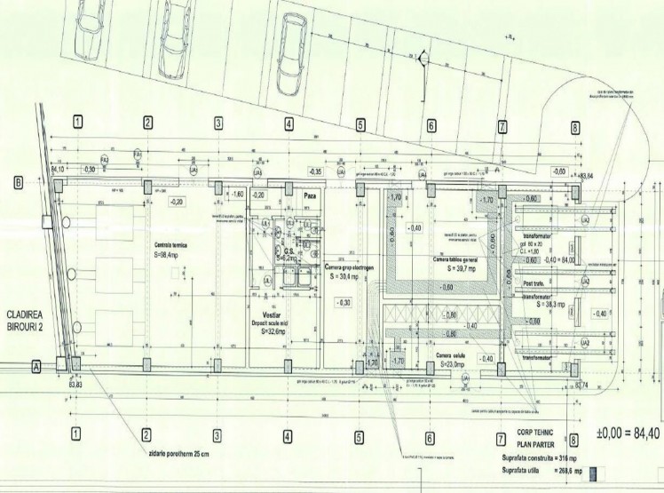 Proprietate de vanzare in Otopeni - Ilfov, alcatuita din cladiri de birouri, centru de date, depozitare si teren liber
