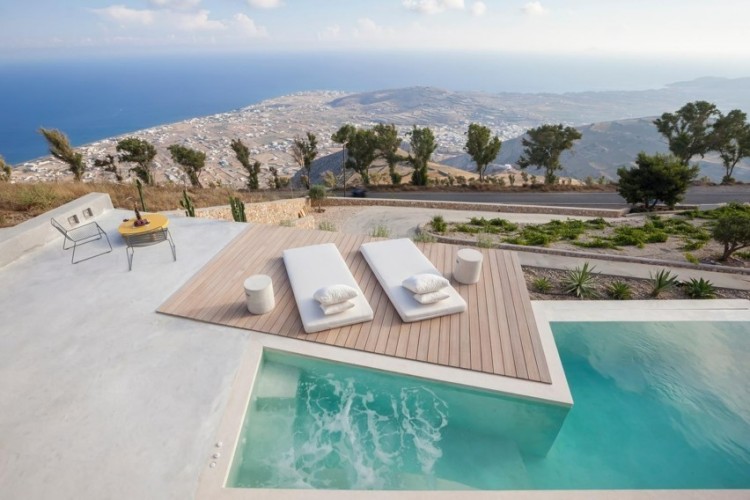 Proprietate exclusivista de vanzare in Santorini pe litoralul Marii Egee, Grecia 415 mp