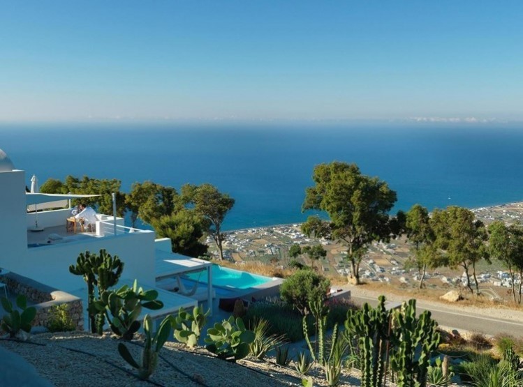 Proprietate exclusivista de vanzare in Santorini pe litoralul Marii Egee, Grecia 415 mp