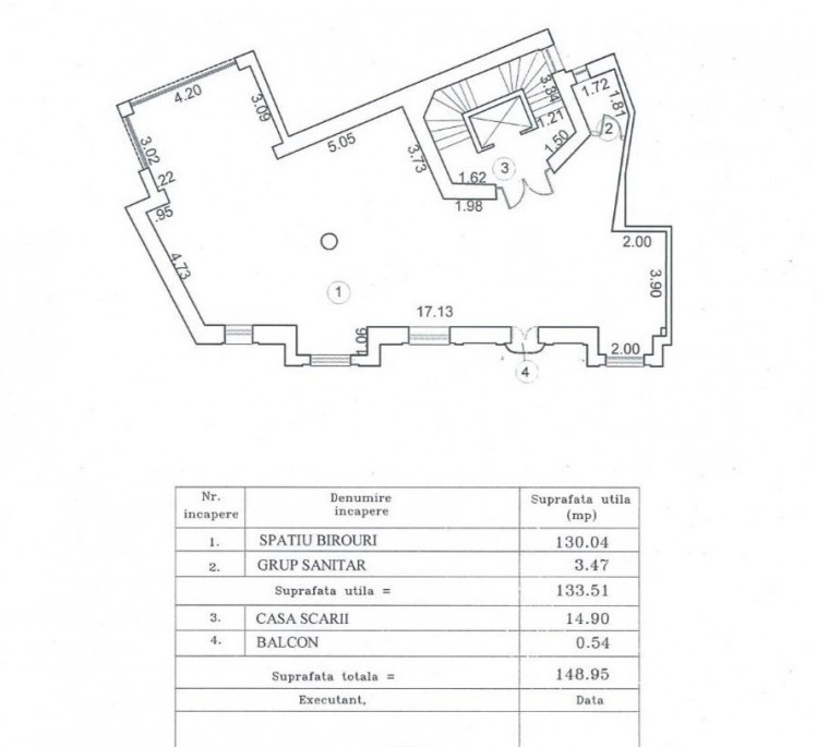 Spatii birouri de inchiriat zona Piata Romana, Bucuresti 148 mp