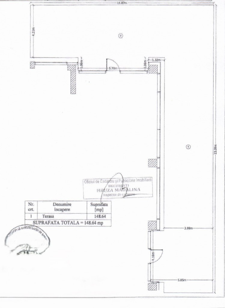 Spatiu comercial cu terase de inchiriat zona Calea Floreasca, Bucuresti 291.33 mp