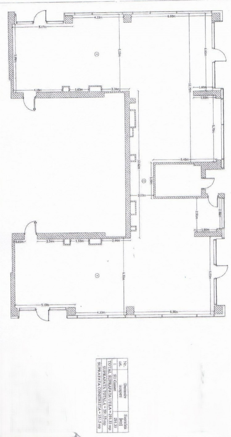 Spatiu comercial cu terase de inchiriat zona Calea Floreasca, Bucuresti 291.33 mp