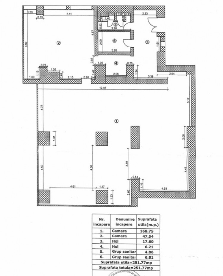 Spatiu comercial de inchiriat Bucuresti zona Titulescu-Piata Victoriei 251 mp