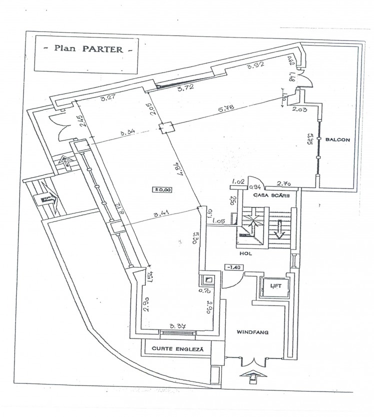 Commercial space for rent on the ground floor of an office building in Primaverii area, Bucharest