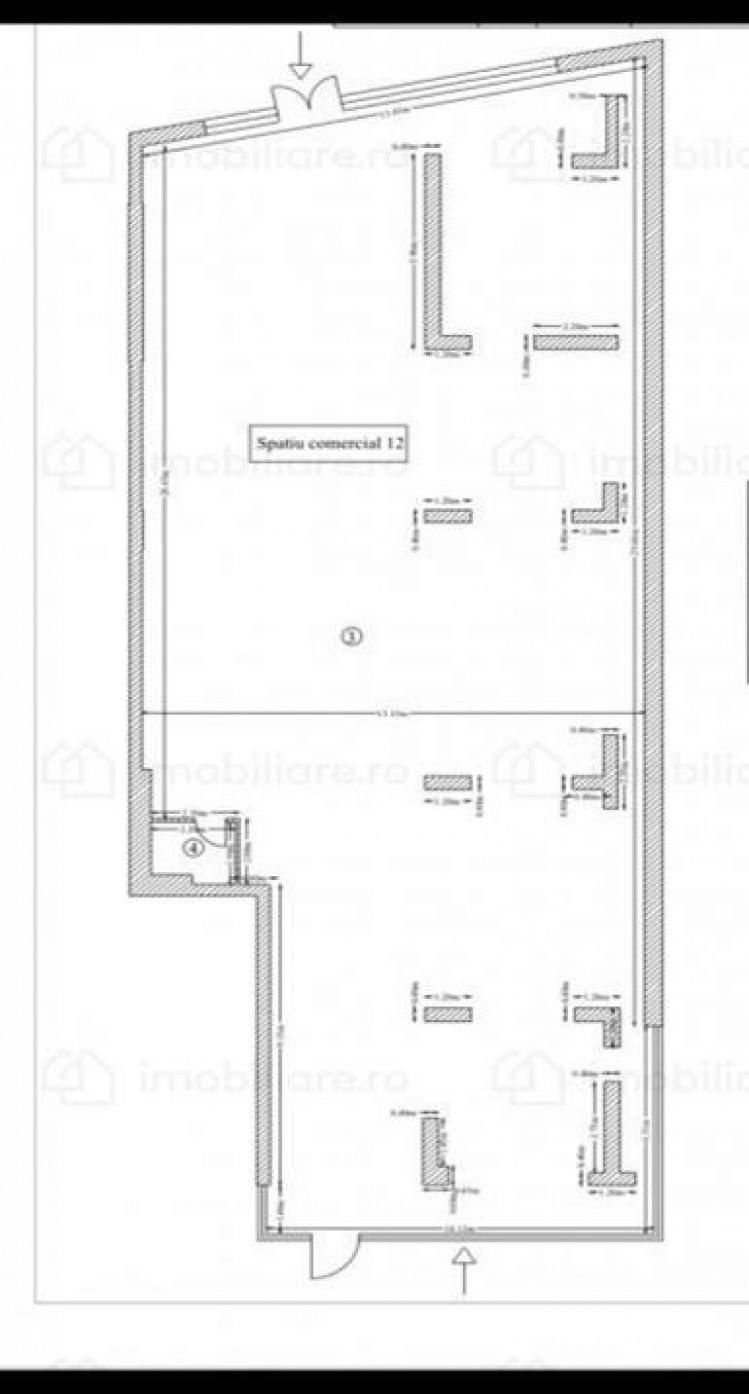 Spatiu comercial de inchiriat zona Barbu Vacarescu, Bucuresti 450 mp
