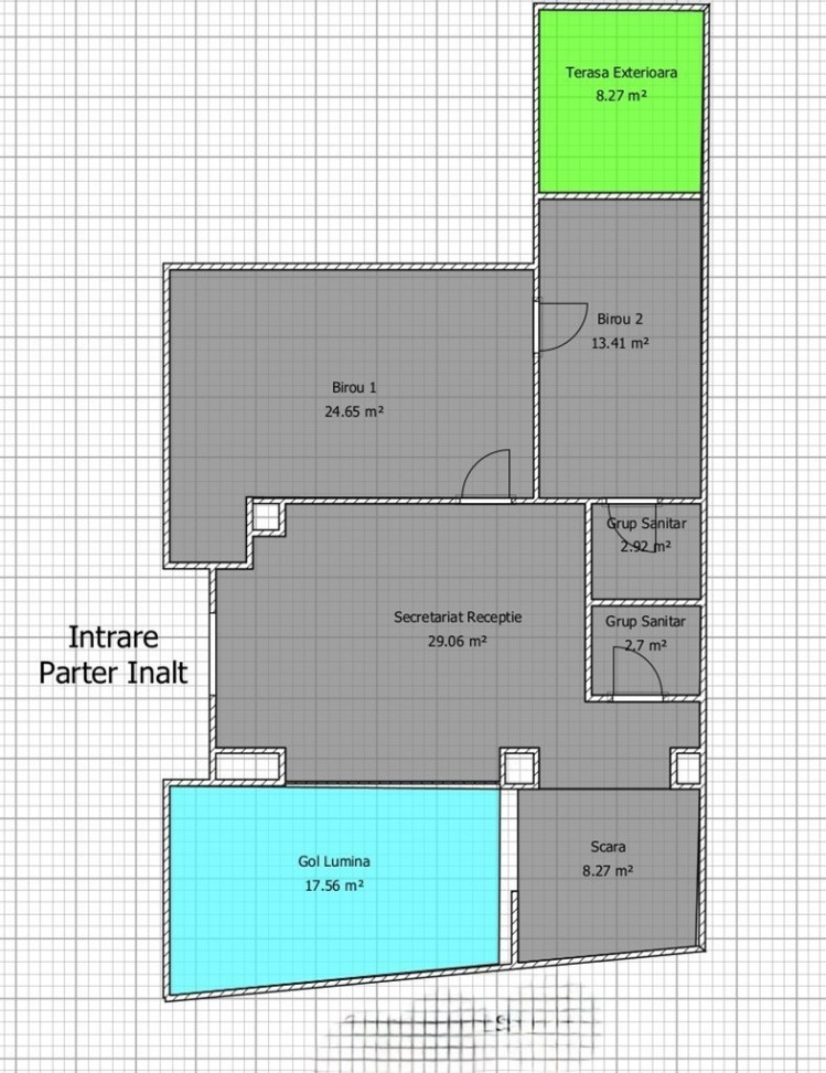 Spatiu comercial de inchiriat zona Dorobanti, Bucuresti 210 mp