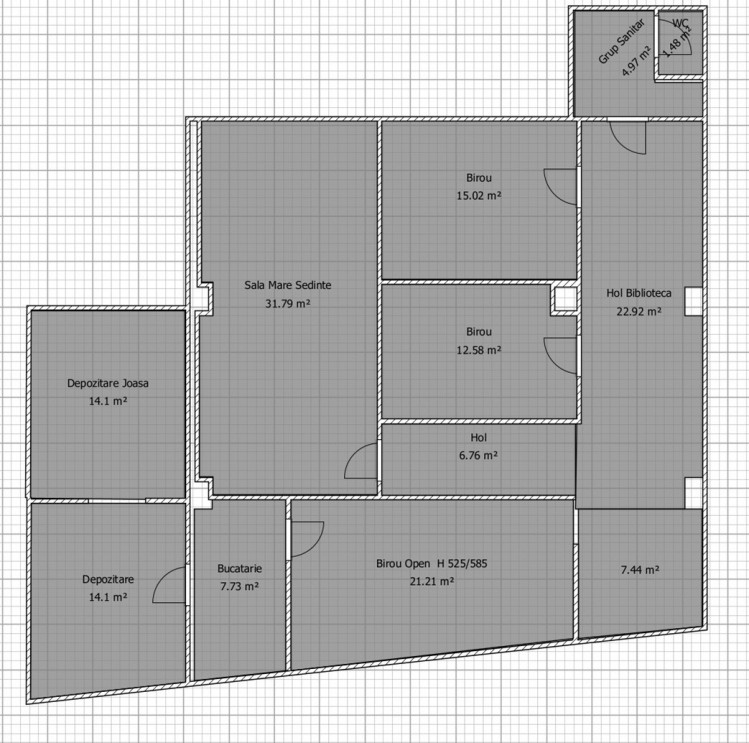 Spatiu comercial de inchiriat zona Dorobanti, Bucuresti 210 mp