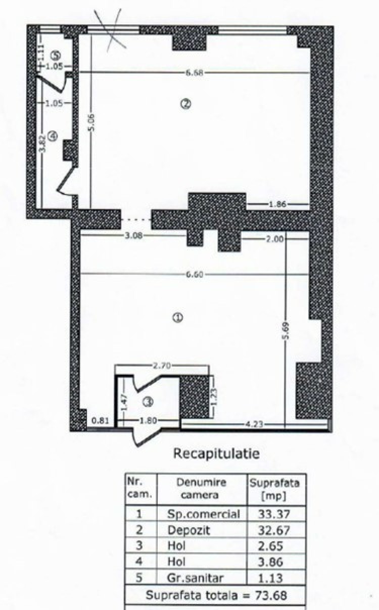 Spatiu comercial de inchiriat zona Titulescu - Banu Manta, Bucuresti