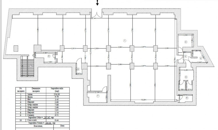 Commercial space for rent Universitate area, Bucharest