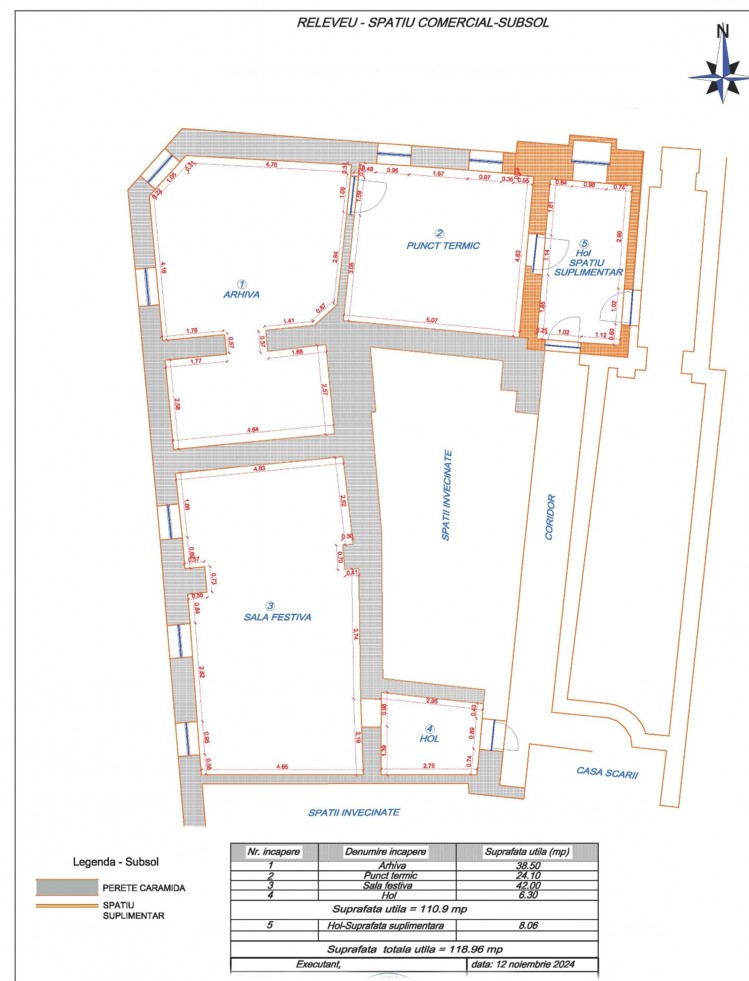 Commercial space for sale Poynar House - Oradea, Bihor county