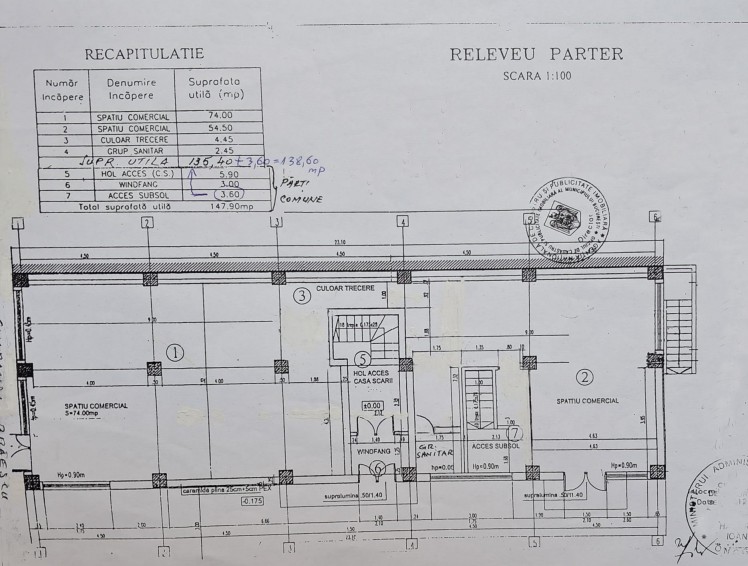 Commercial space for sale Aviatiei area, Bucharest