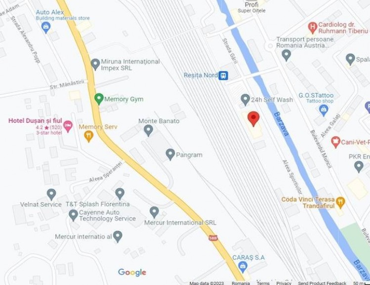 Spatiu comercial de vanzare zona Gara de Nord oras Resita, judetul Caras Severin