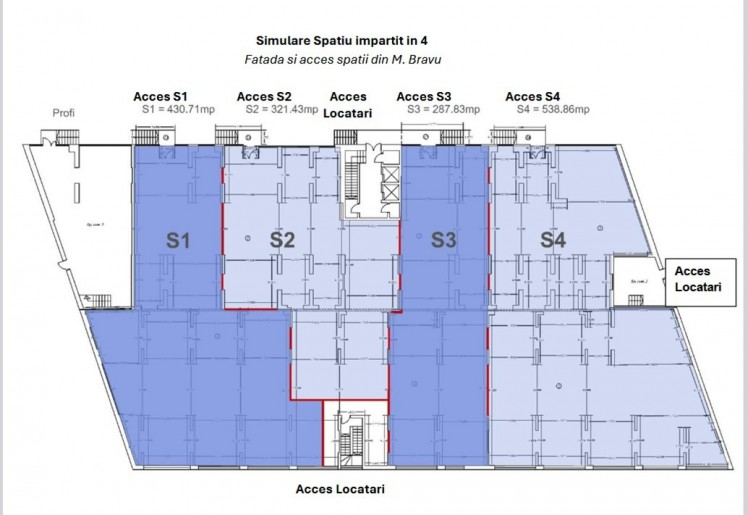 Commercial space for sale Mihai Bravu area, Bucharest
