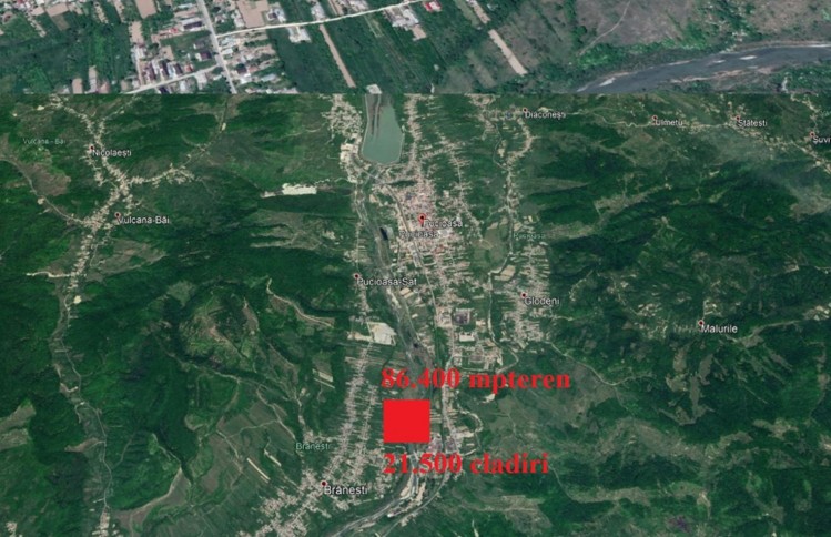 Teren cu constructii de vanzare Pucioasa, judetul Dambovita 80.250 mp