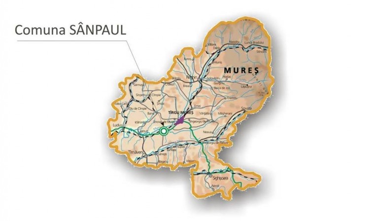 Teren de vanzare situat in Sanpaul , judetul Mures 34 ha