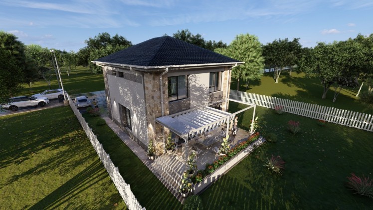 Vila cocheta de vanzare 5 camere zona Balotesti, judetul Ilfov 187 mp