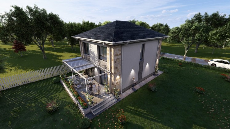 Vila cocheta de vanzare 5 camere zona Balotesti, judetul Ilfov 187 mp
