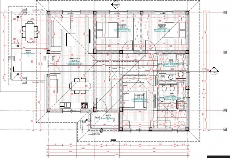 Vila cu teren de vanzare 4 camere zona Corbeanca - Tamasi, judetul Ilfov 140 mp