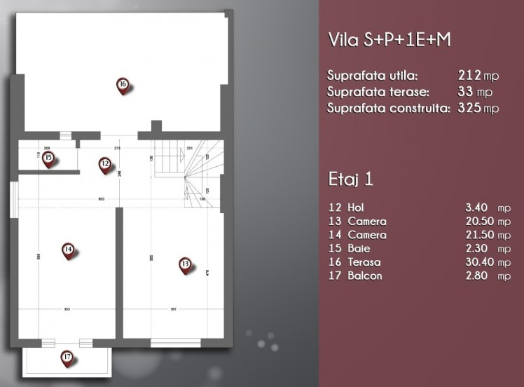 Vila de inchiriat 8 camere zona Dorobanti - Capitale, Bucuresti 325 mp