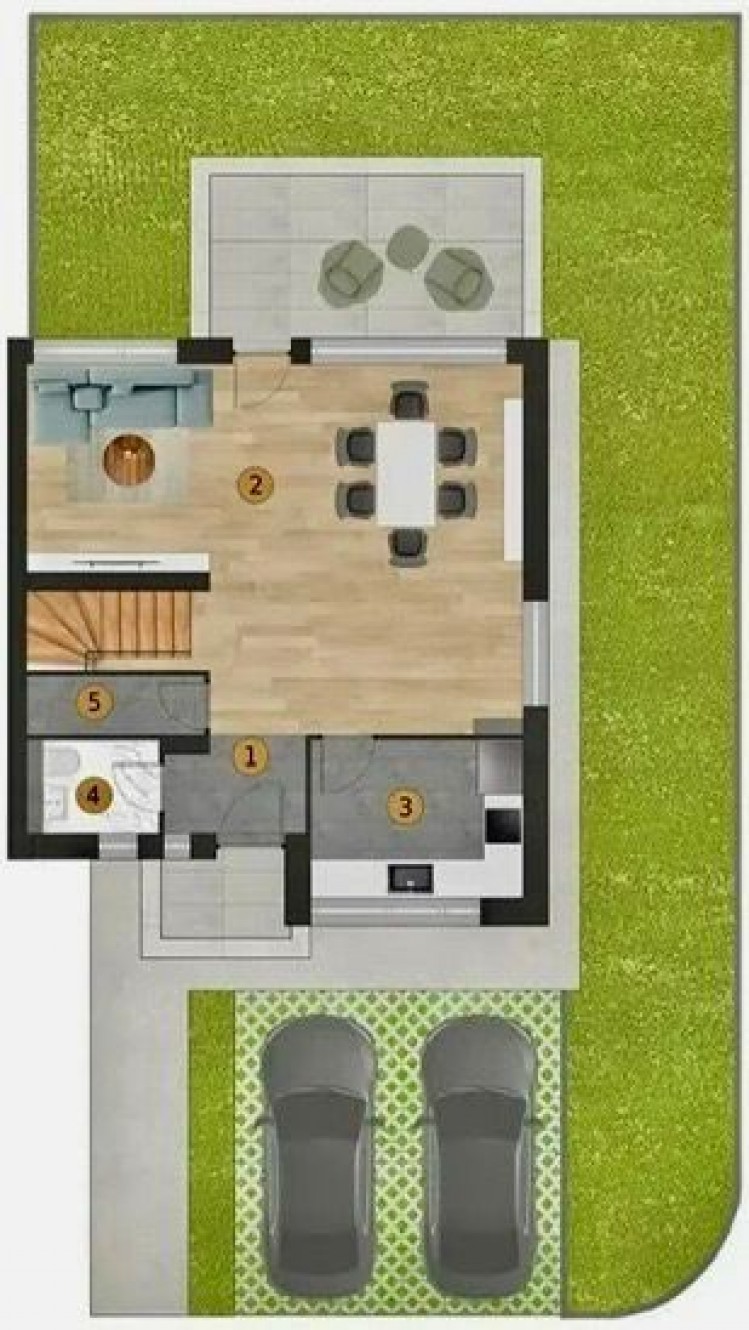 Vila eleganta de vanzare 4 camere zona Pipera, Bucuresti 117 mp