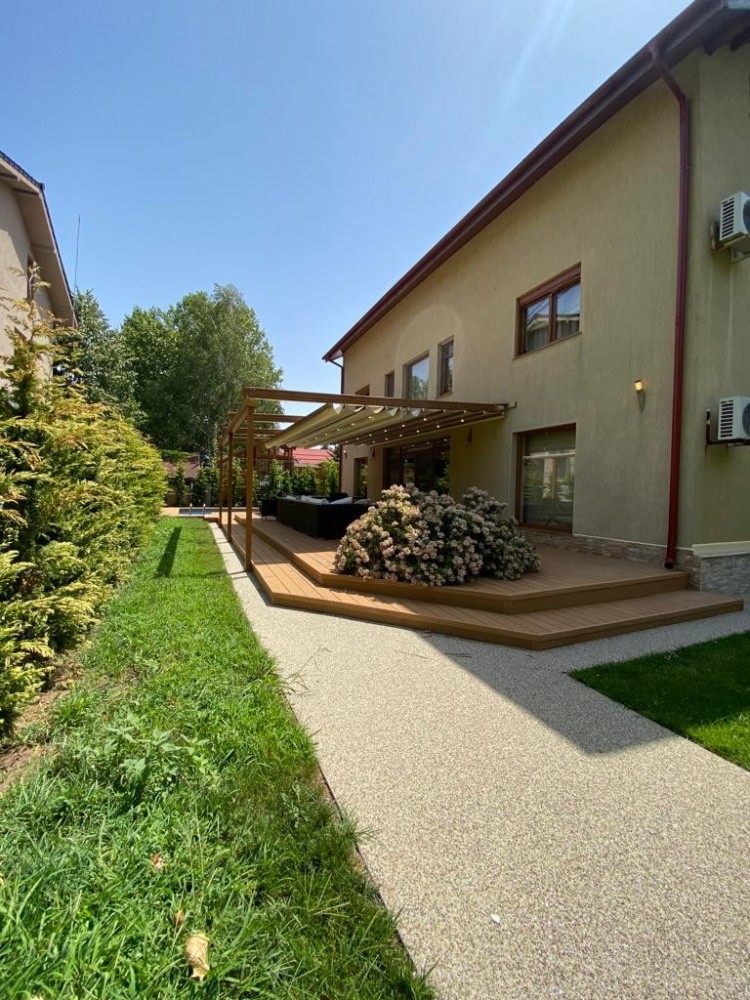 Vila individuala cu piscina de inchiriat Baneasa Residence- Iancu Nicolae -1000 mp teren