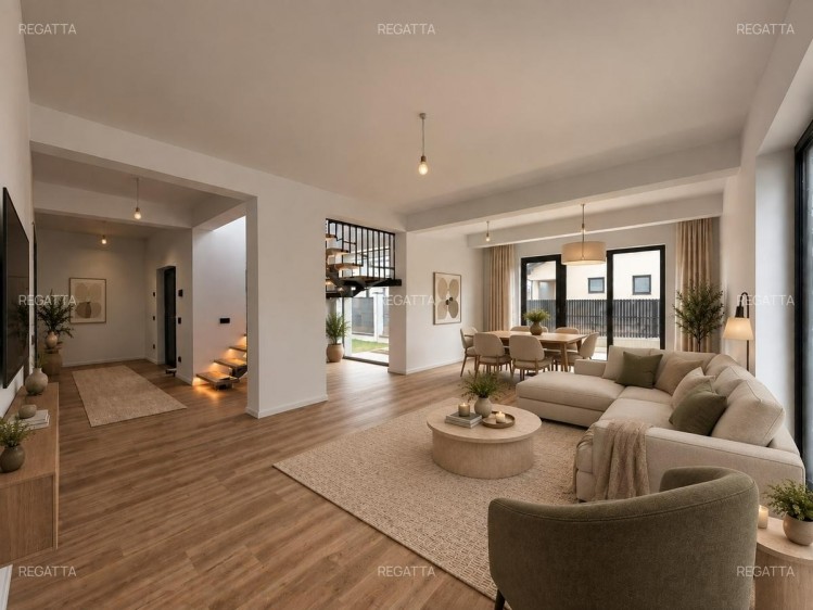 Vila individuala de vanzare 5 camere zona Tunari, judetul Ilfov 178 mp