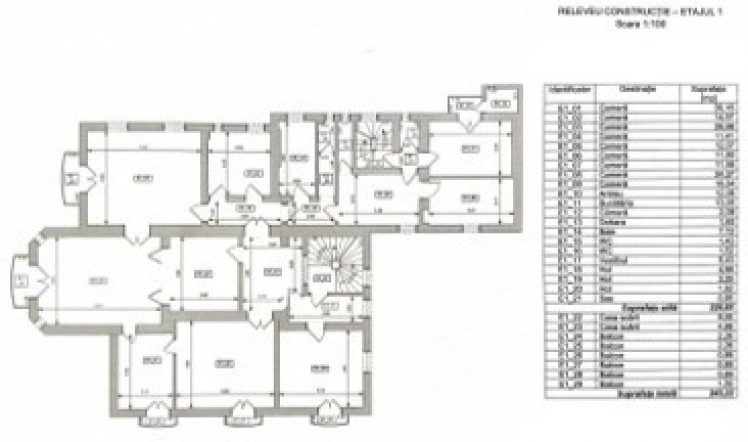 Villa Ion Voicu for sale - partially - 1st floor and attic - Ioanid Park - Icoanei Garden area, Bucharest