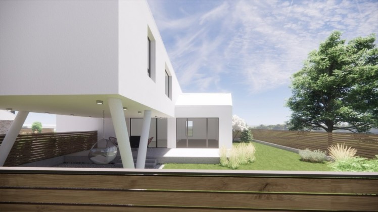 Vila moderna 5 camere intr-un complex exclusivist, intre padure si lac, Laguna Albastra, judetul Ilfov