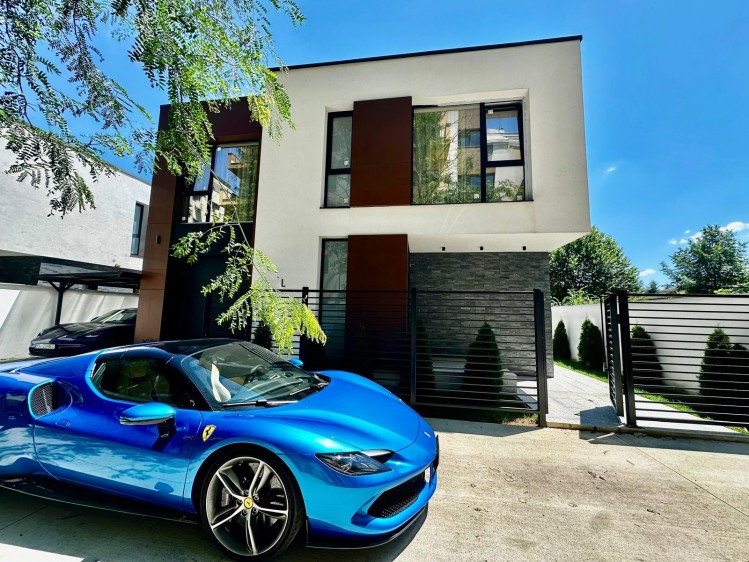 Vila noua de inchiriat, 6 camere, piscina, zona Pipera - Iancu Nicolae, Bucuresti